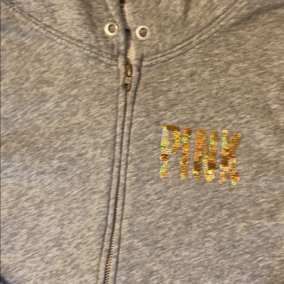 Sequin VS PINK Zip Up - Picture 4 of 8